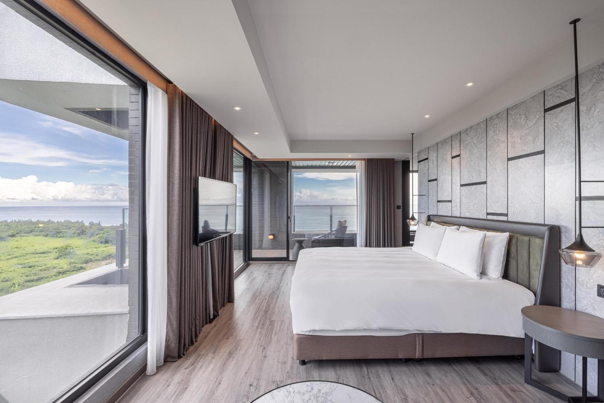 Lakeshore Hotel Hualien Taroko Shunan Pokój zdjęcie A bedroom at the hotel